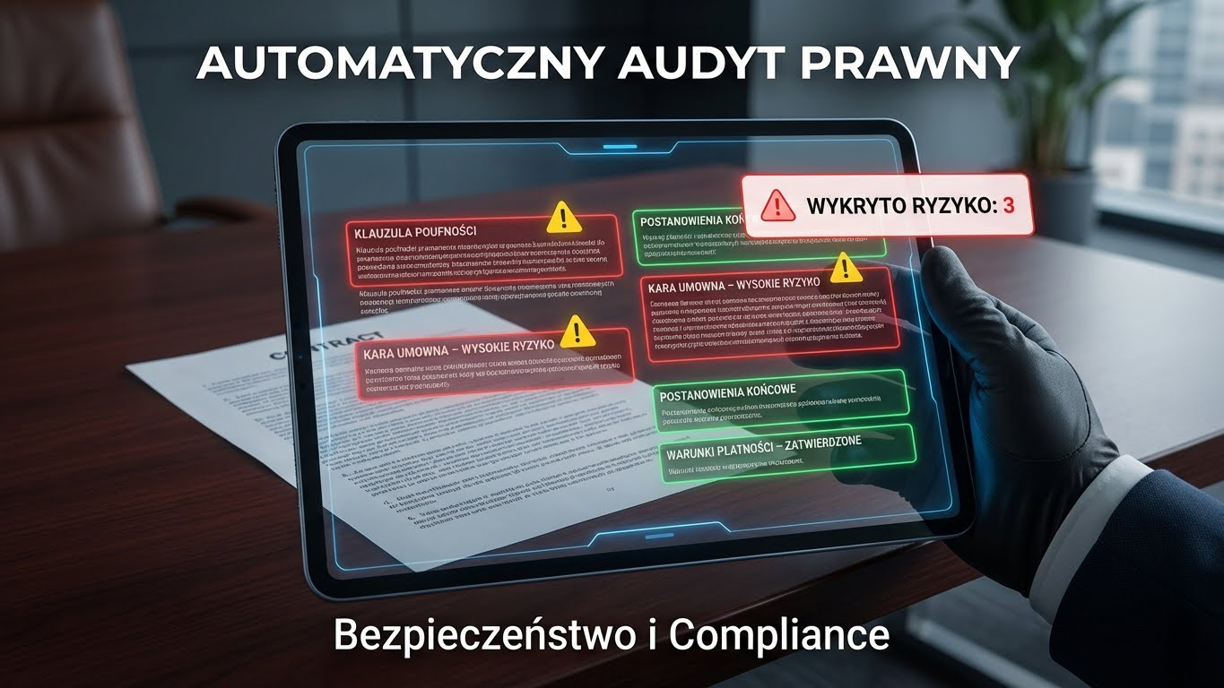 Audyt umów B2B i RODO: Jak sztuczna inteligencja wykrywa ryzyka prawne?