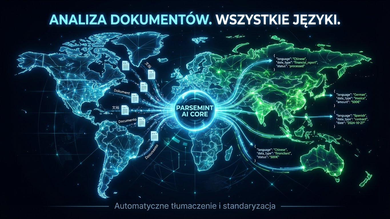 Obieg dokumentów w 50+ językach: Bezbłędna analiza i tłumaczenie z AI