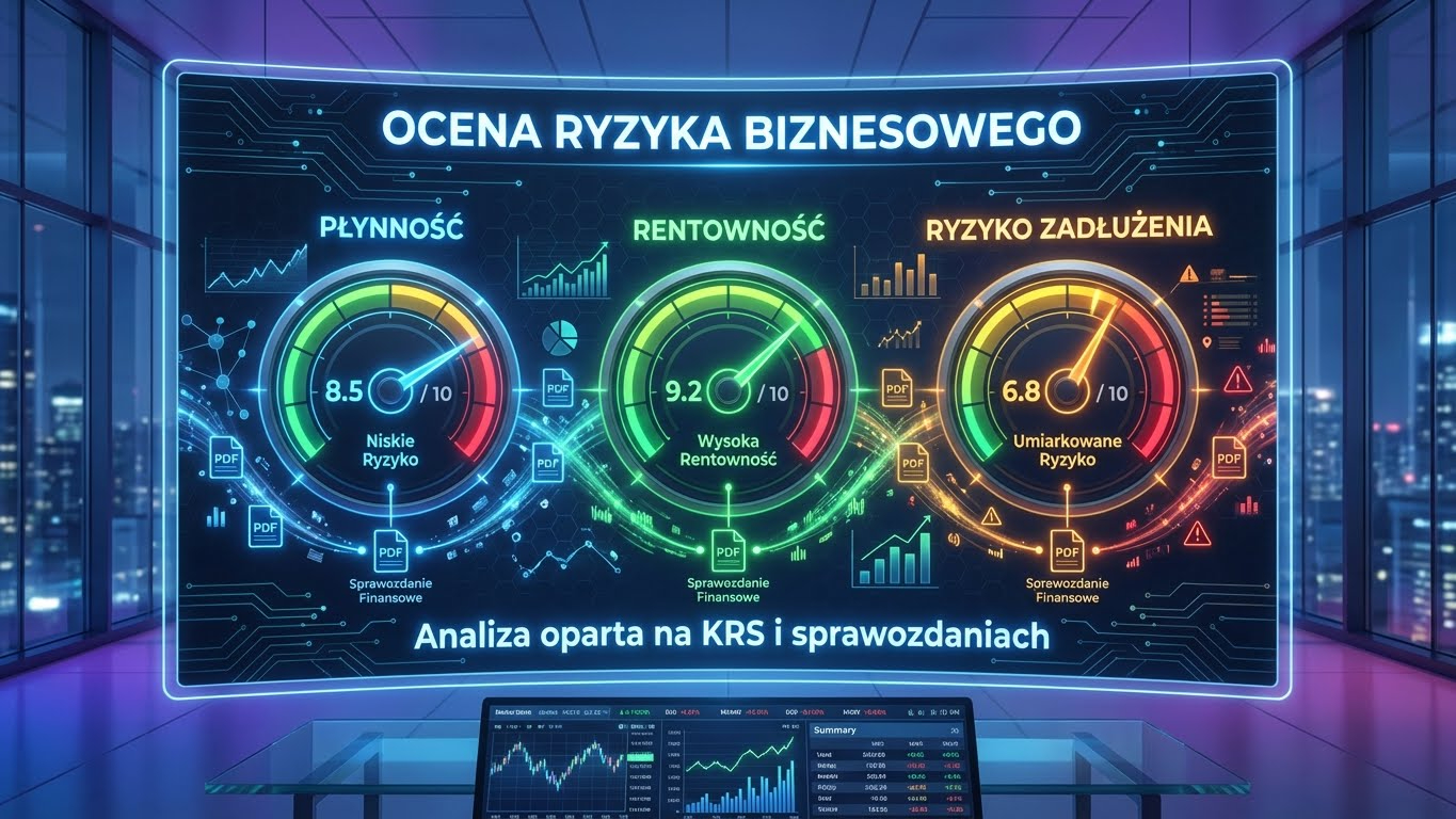 Skuteczna weryfikacja kontrahentów: Automatyczna analiza KRS i sprawozdań rocznych z AI