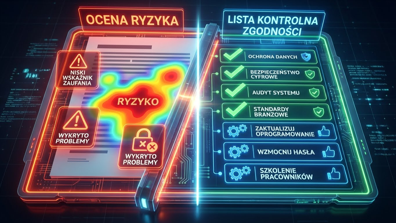 Analiza ryzyka vs. Analiza zgodności: Jak AI odróżnia ryzyko od niezgodności w dokumentach (Audyt)