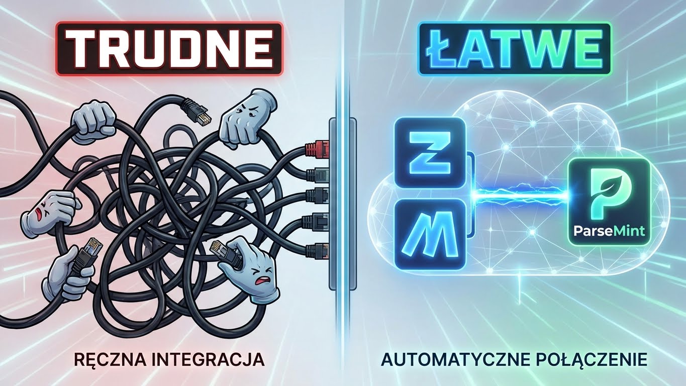 ParseMint + Zapier/Make: Jak zbudować automatyczny obieg faktur bez kodu?