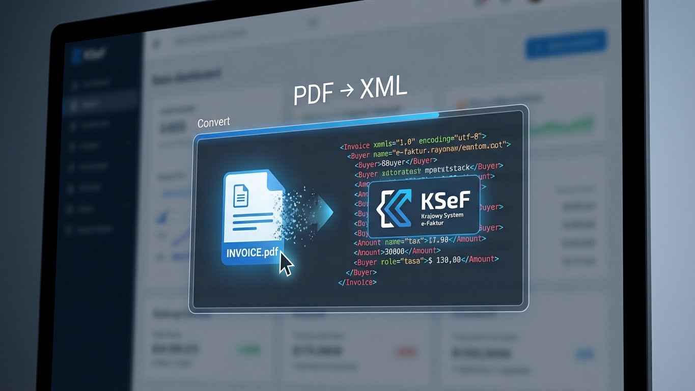 Konwerter PDF do KSeF XML: Ratunek dla faktur od małych dostawców i freelancerów
